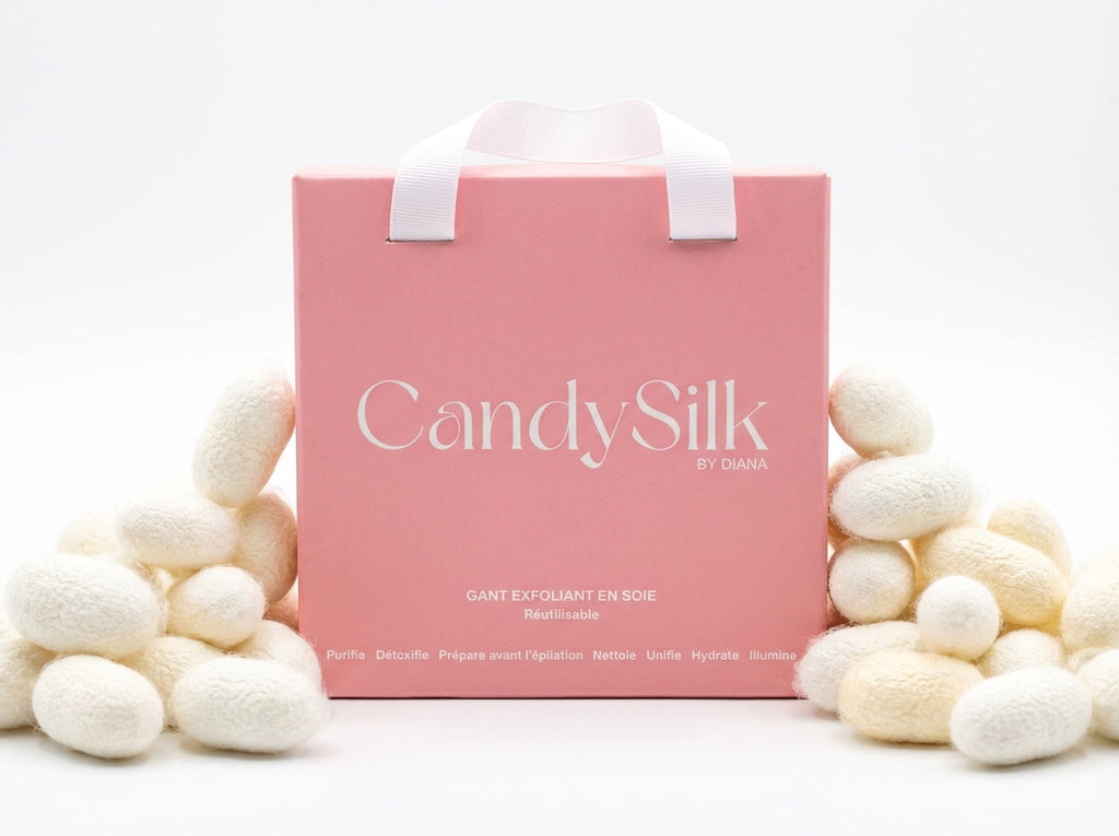 Gants Exfoliants En Soie, Pack Duo Corps Et Visage