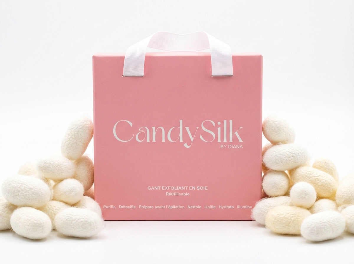 Gants Exfoliants En Soie, Pack Duo Corps Et Visage