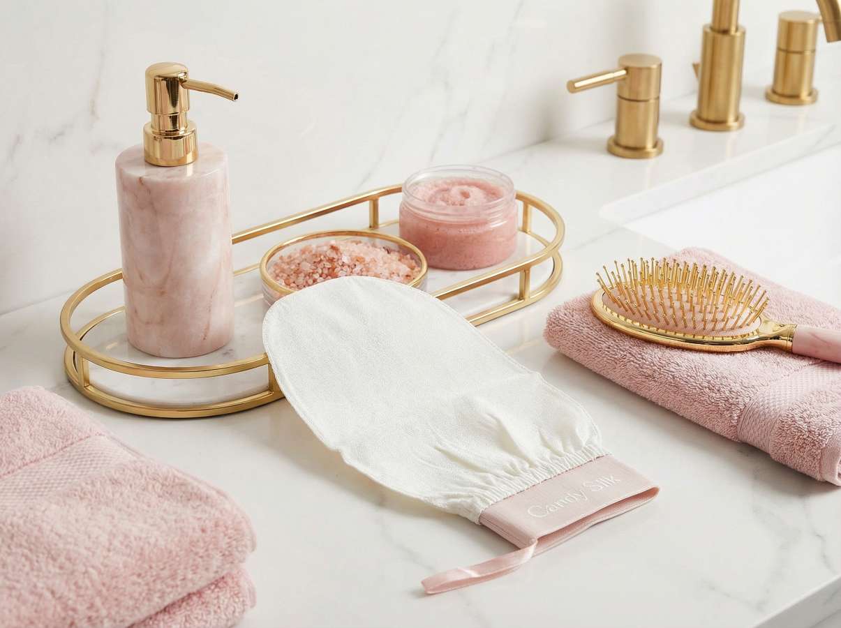 Gant Exfoliant En Soie Corps